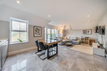 Reception Room/Open Plan Kitchen: