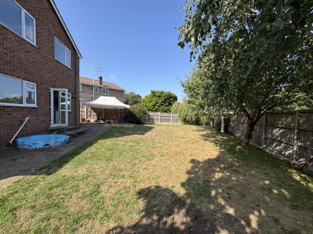 Across garden