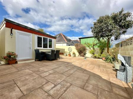 Rear Patio Towards Garage.JPG