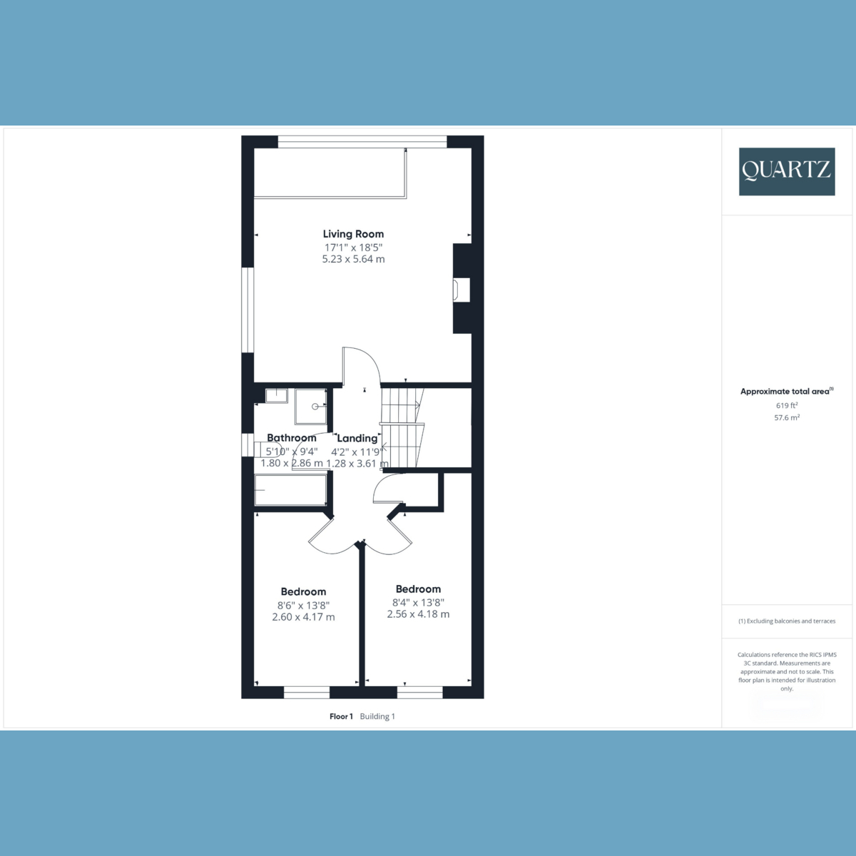 Floorplan for 191 Sandbanks Road, Poole BH14 8EJ