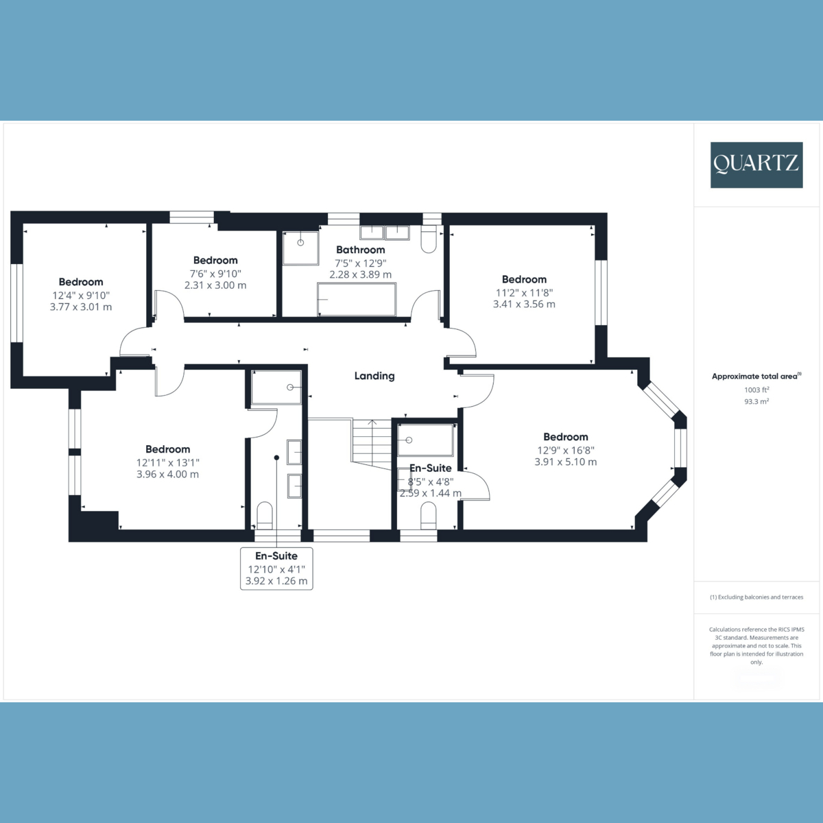 Floorplan for 4 Pembroke Road, Bournemouth BH4 8HE
