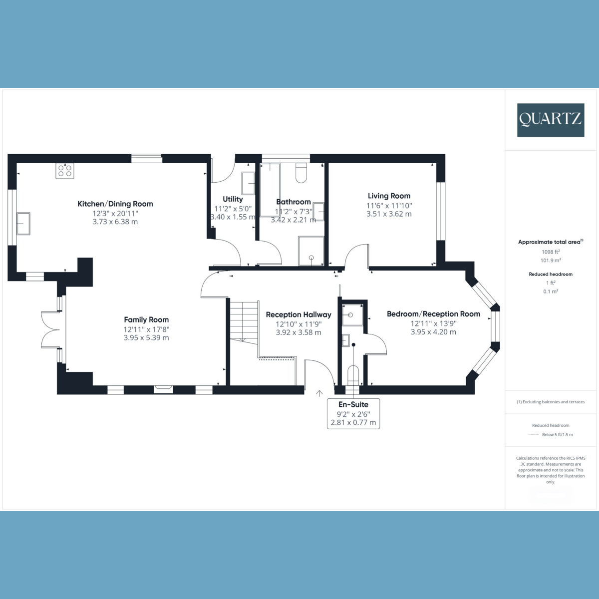 Floorplan for 4 Pembroke Road, Bournemouth BH4 8HE