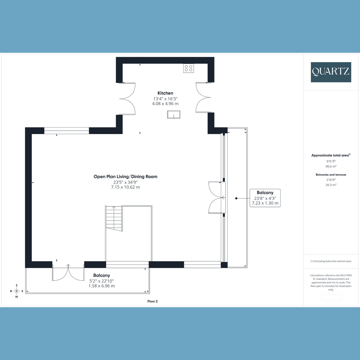 Floorplan for 2 Benellen Avenue, Bournemouth BH4 9LY