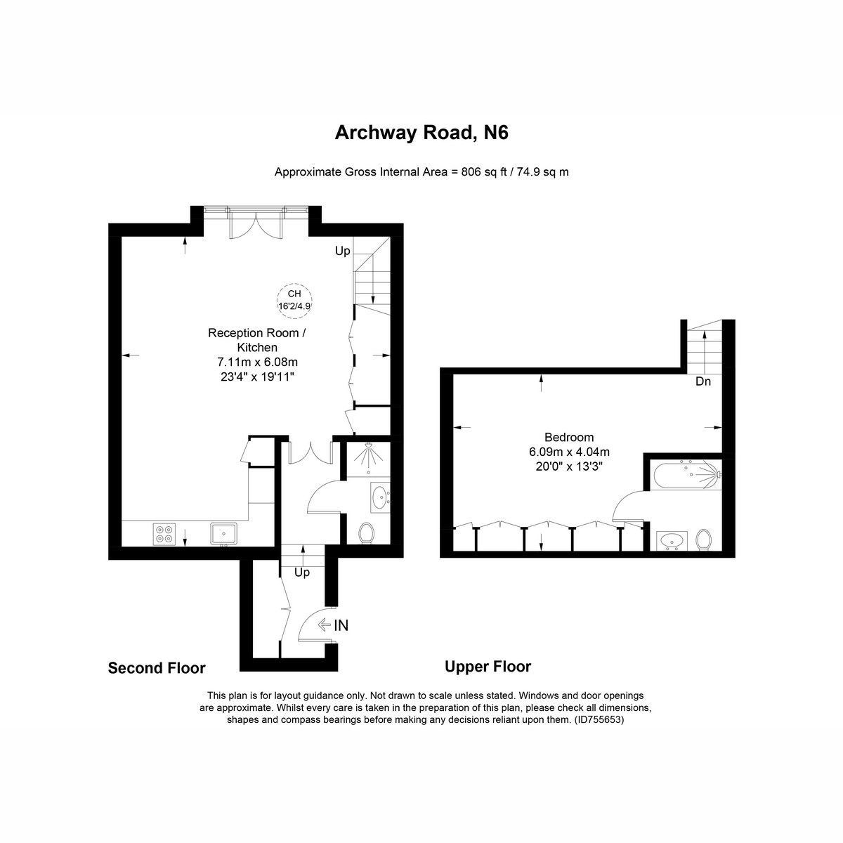 1 bedroom Apartment for sale in London