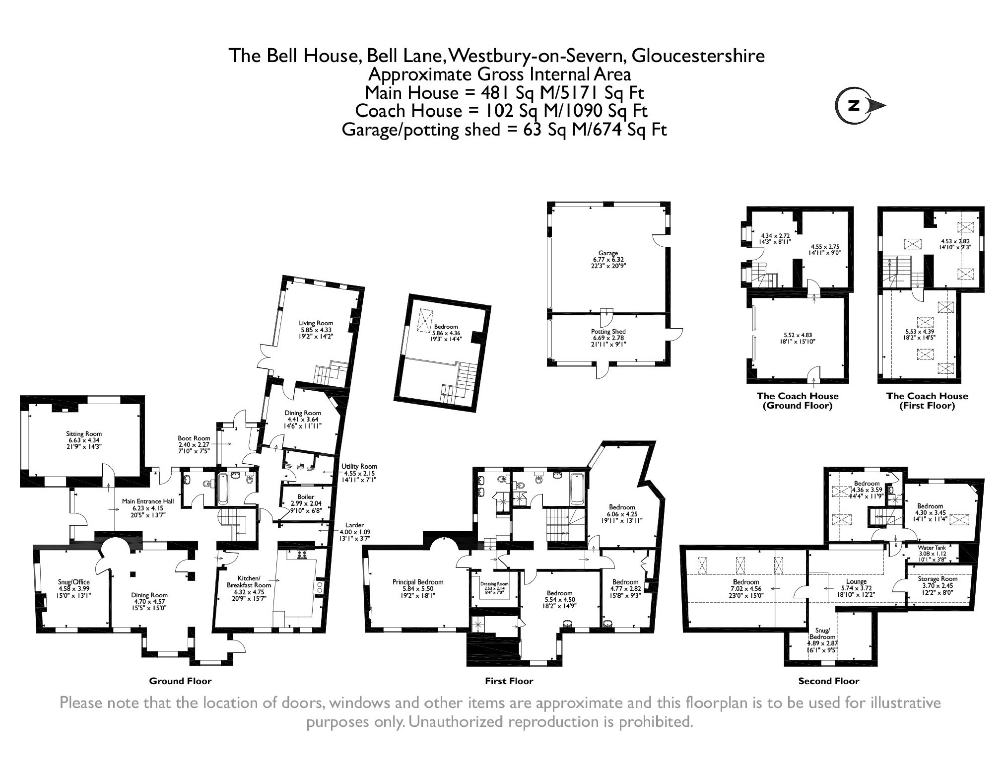 7 bedroom House for sale in WestburyonSevern
