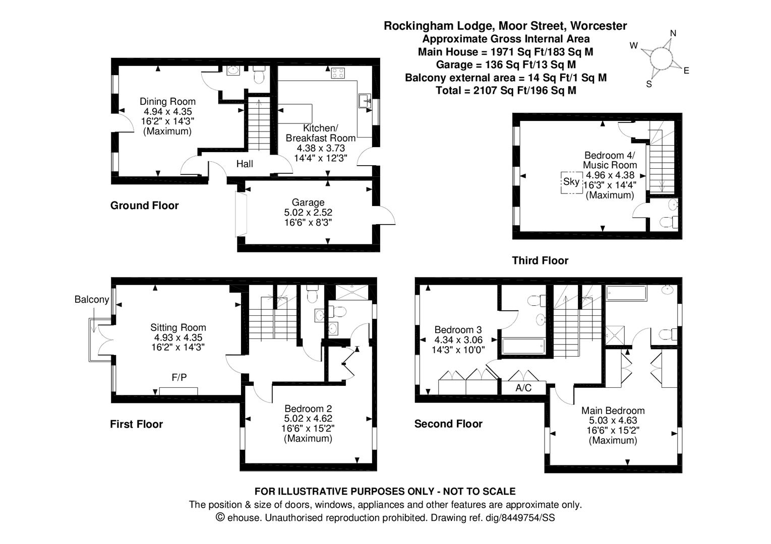 4 bedroom Town House for sale in Worcester