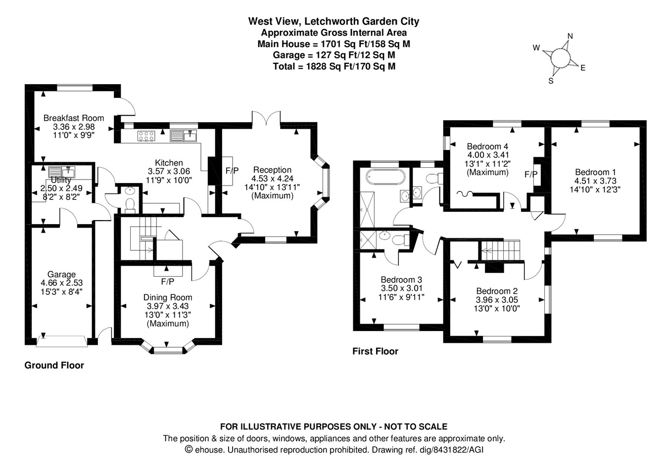 4 bedroom Detached House for sale in Letchworth Garden City