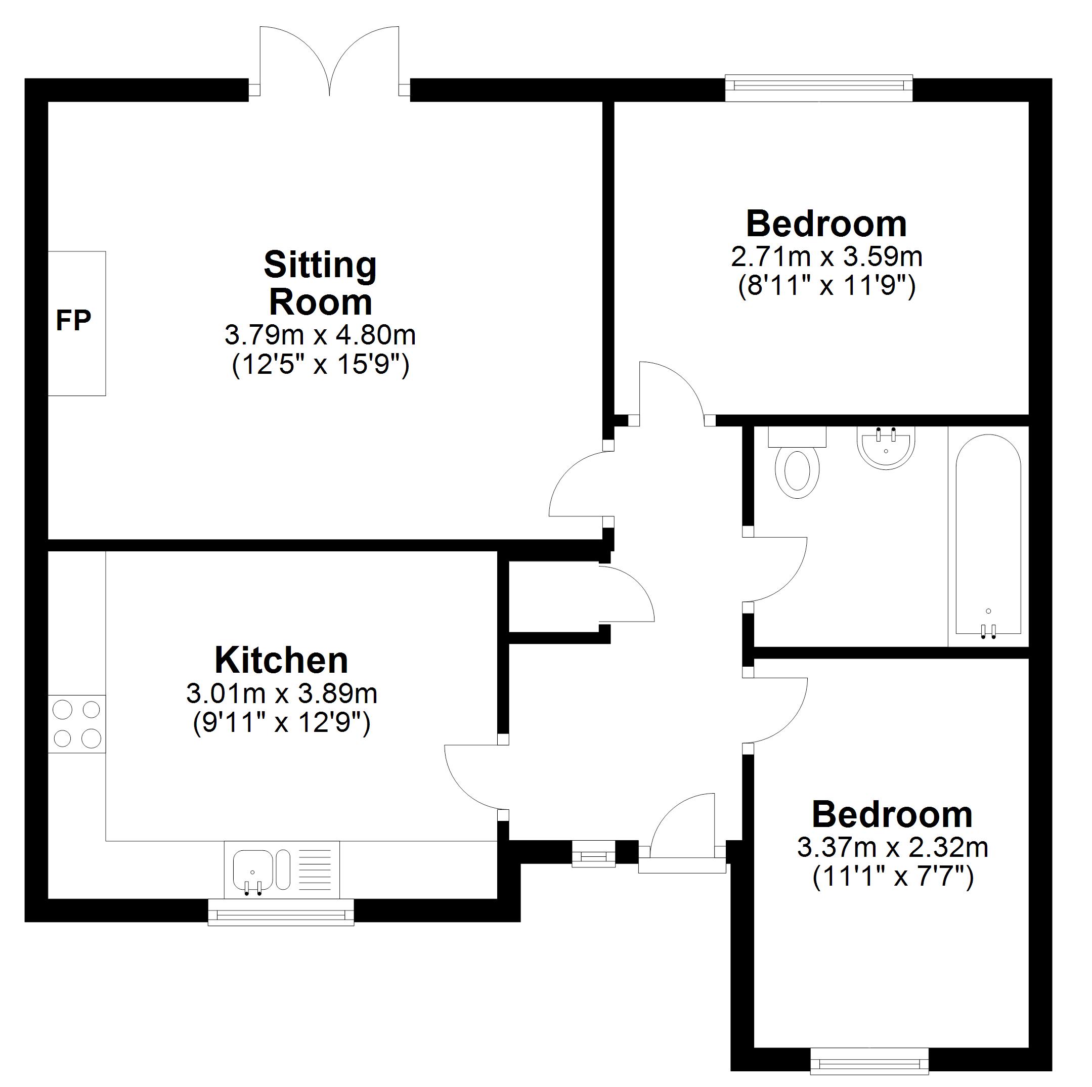 2 bedroom Bungalow for sale in Carlisle