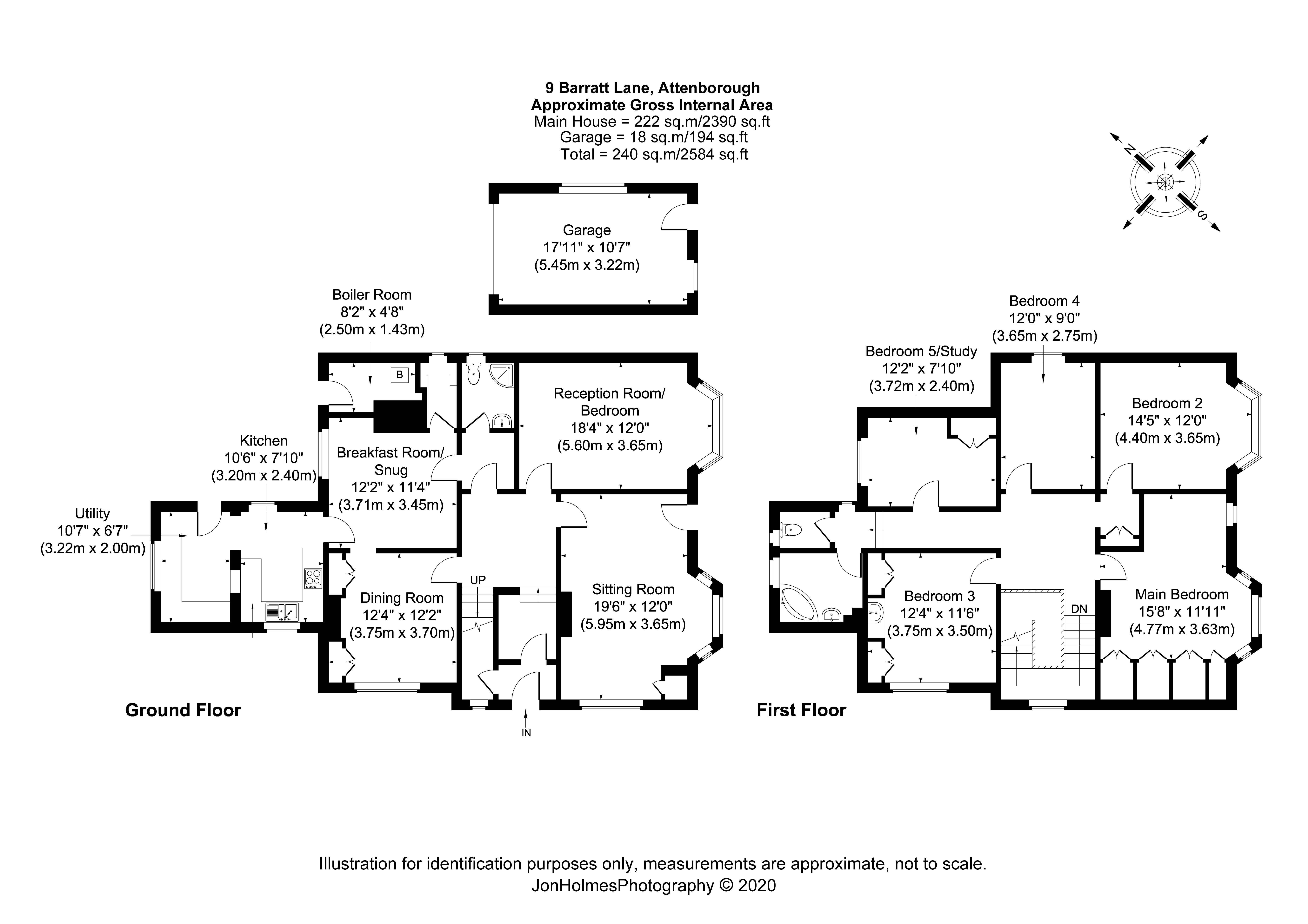 5 bedroom Detached House for sale in Nottingham