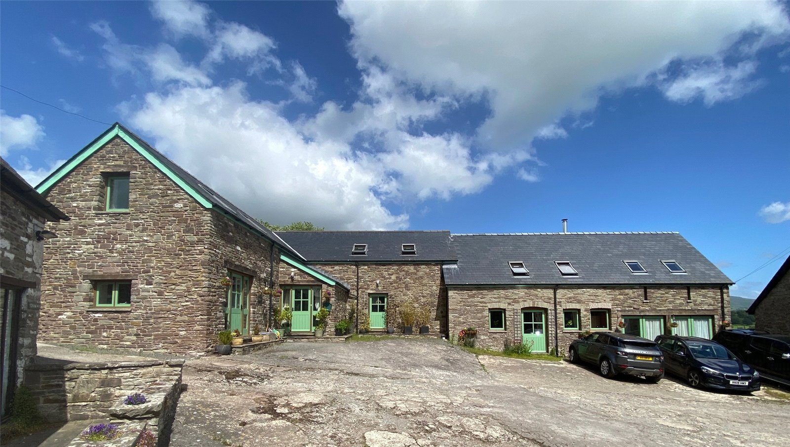 5 bedroom barn conversion for sale in powys