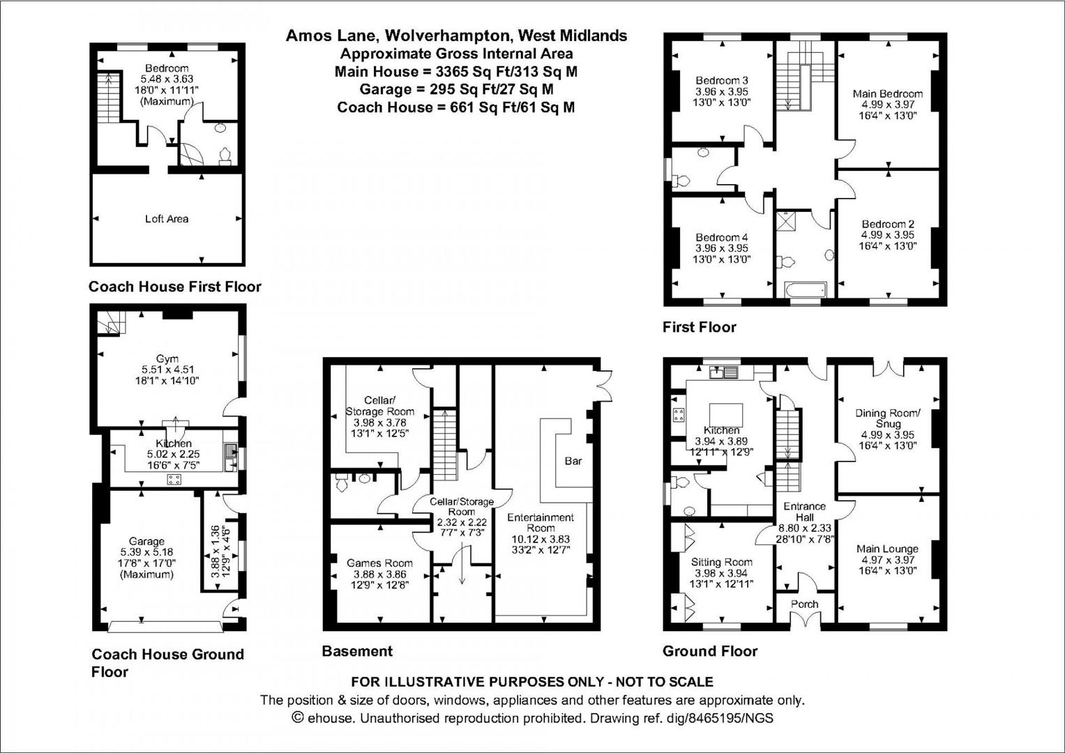 5 bedroom Character Property for sale in Wolverhampton