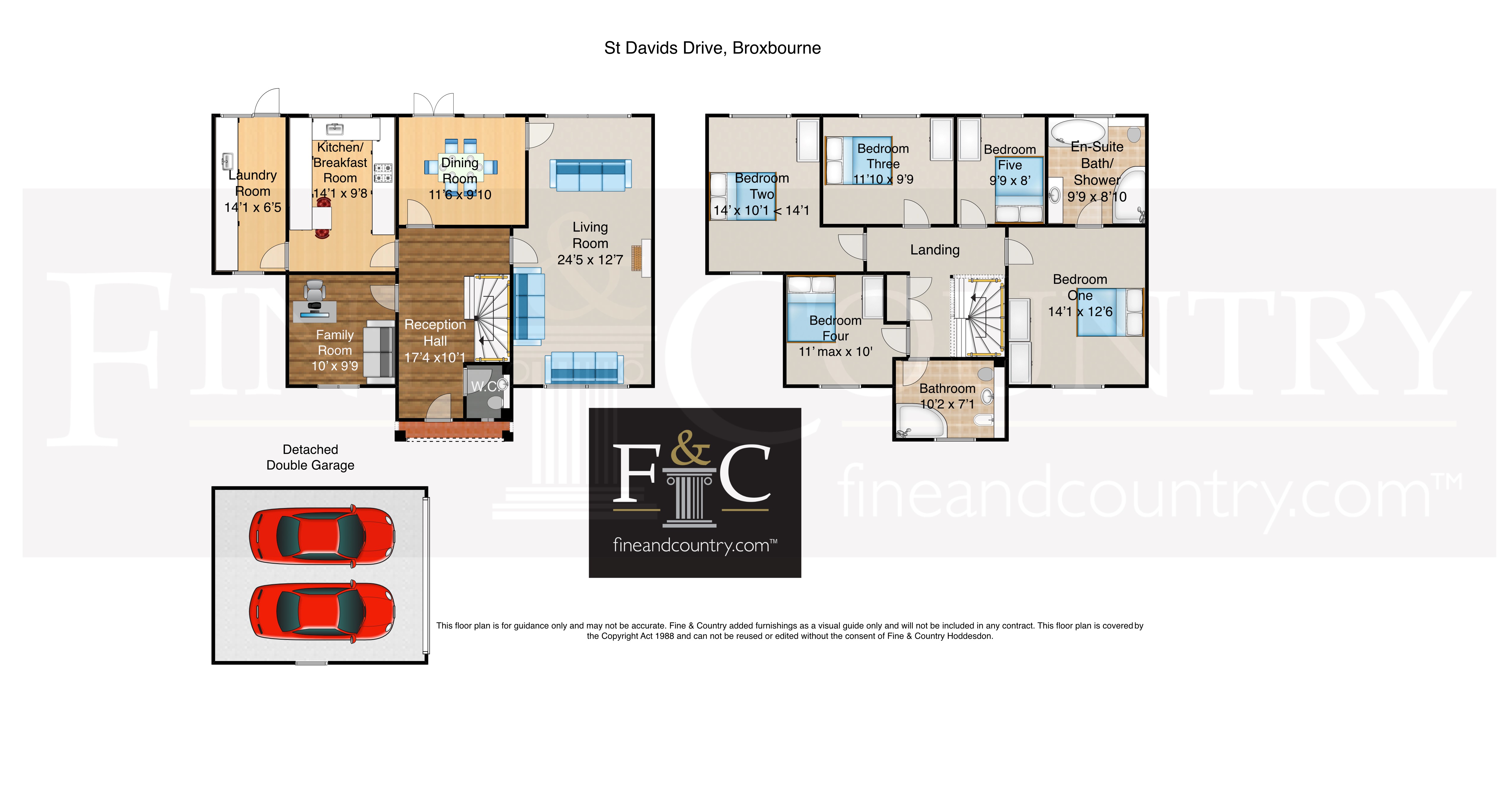 5 bedroom Detached House for sale in Broxbourne